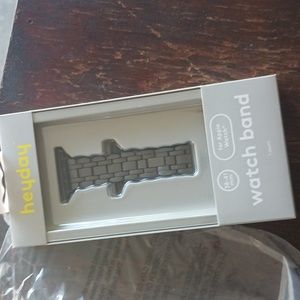 Apple Watch Band Scalloped Metal Link Band 38/40/41mm  Heyday- Gray Gun Finish